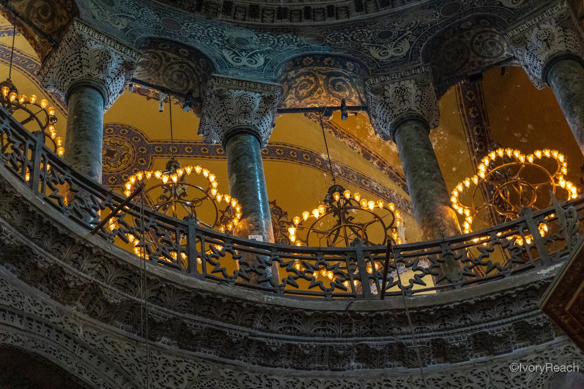 Hagia Sophia chandeliers