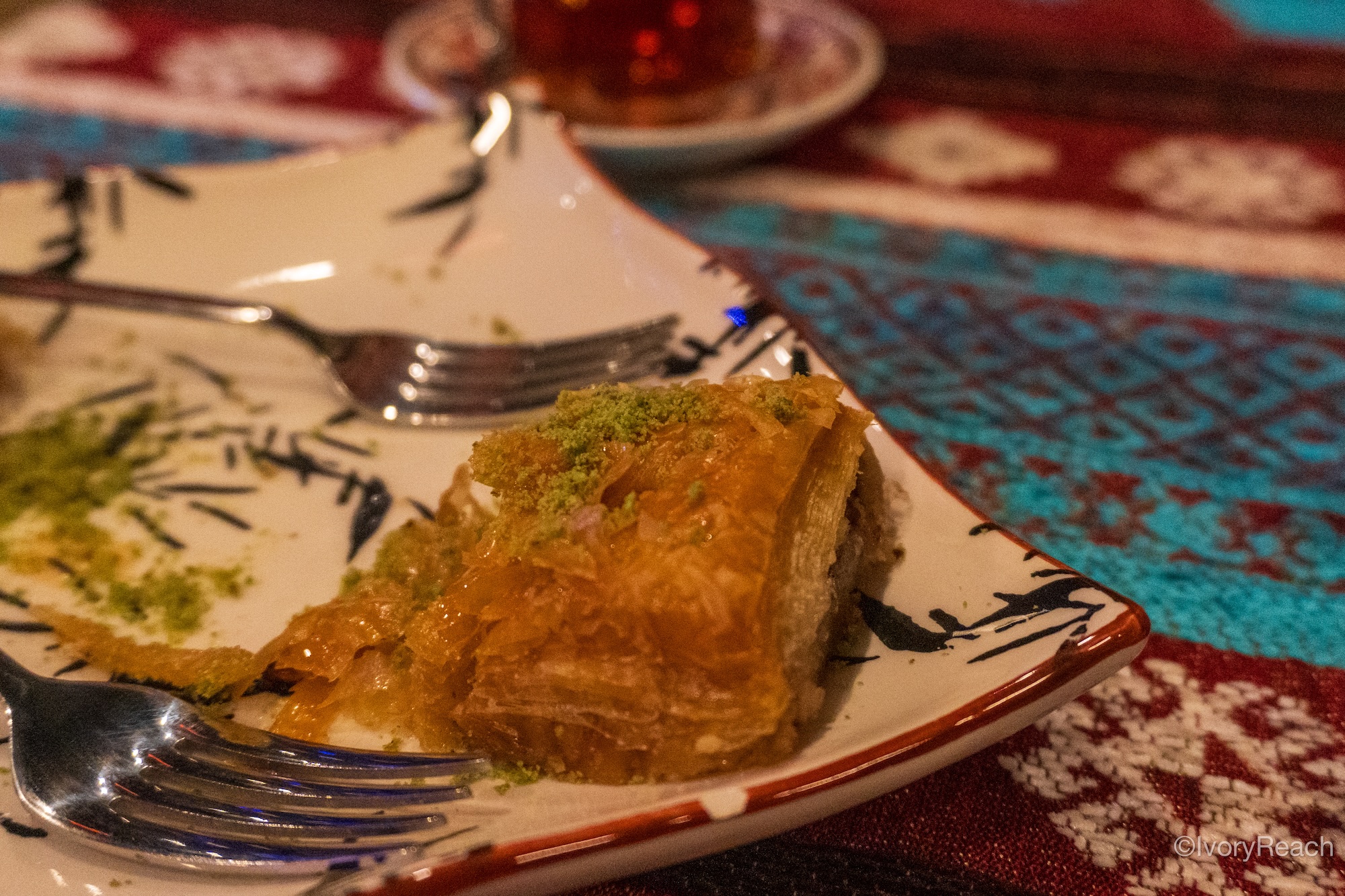 Baklava with pistachio